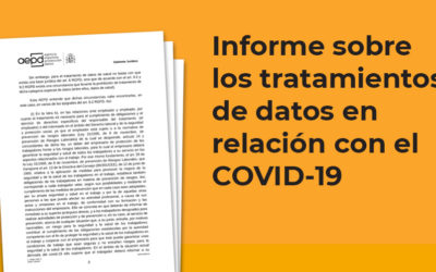 El coronavirus i la seva afectació a la protecció de dades